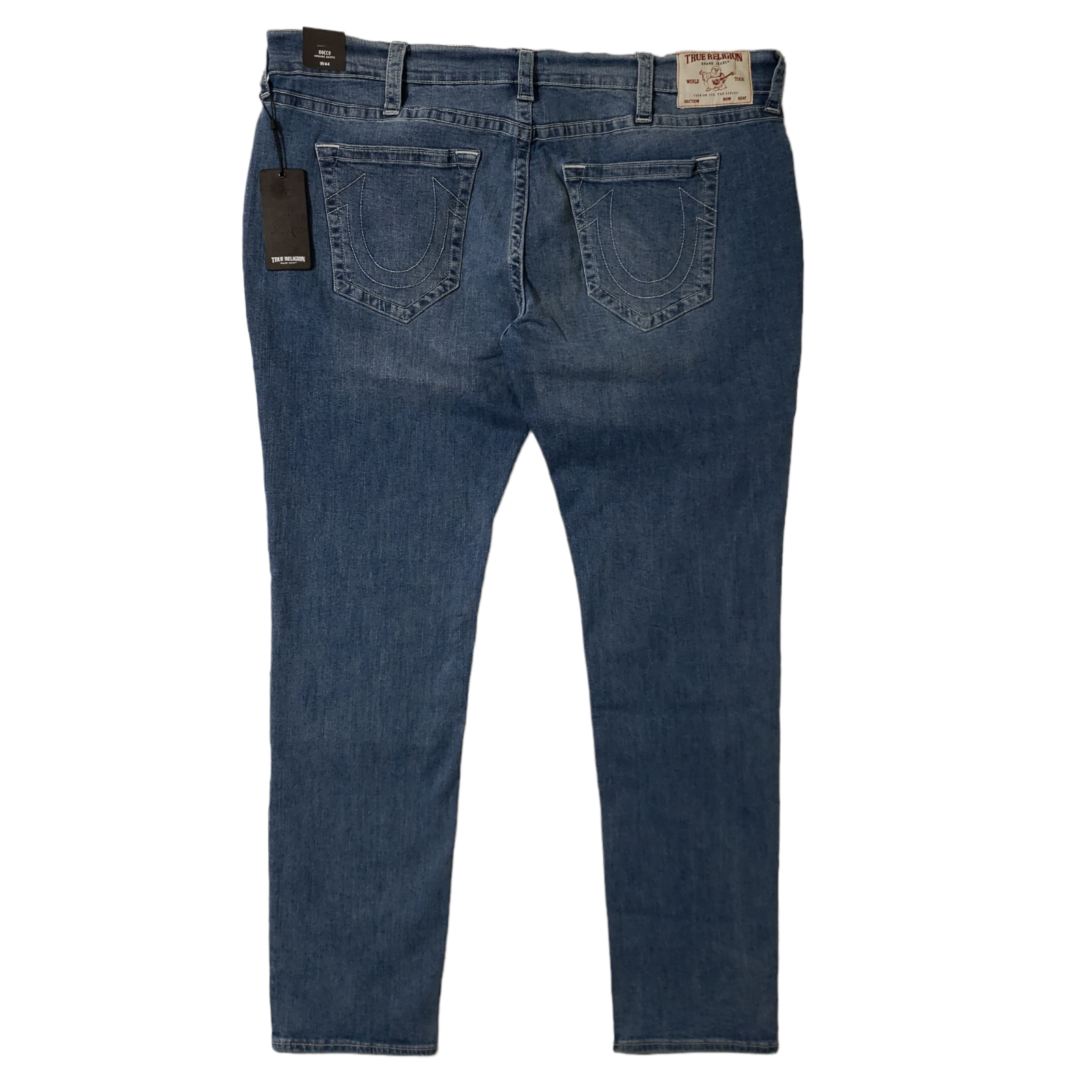 NEW True Religion Rocco Relaxed Skinny Jeans Mens 44 Stretch