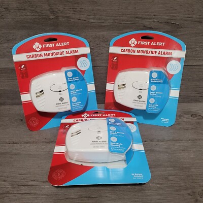 first alert carbon monoxide alarm 1039718 pack of 3