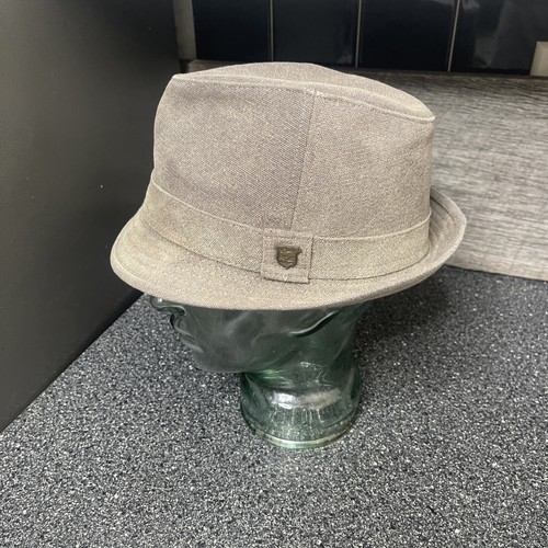 Peter Grimm Men's Size S/M Light Brown Canvas  Fedora Hat