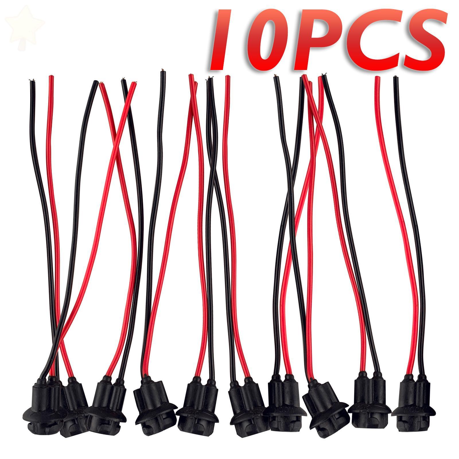 US Location T10 168 194 Light Bulb Extension Wiring Harness Socket Connector