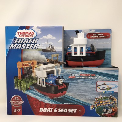 thomas and friends trackmaster boat and sea set