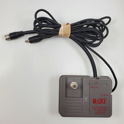 Vintage Retro Naki RF Switch Automatic TV/Game Switch for NES