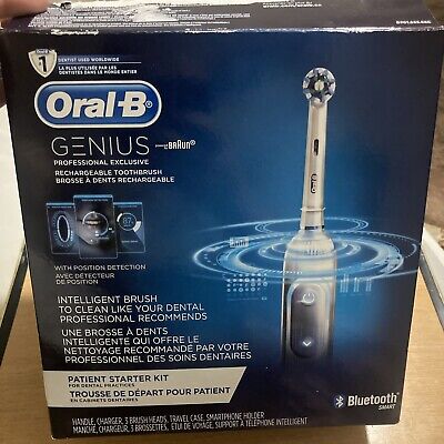 NEW Oral-B Pro GENIUS 3757 Smart Rechargeable Electric Toothbrush Bluetooth