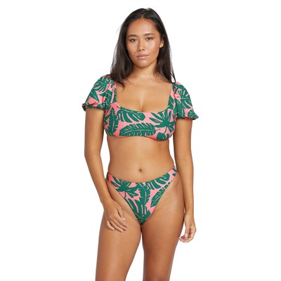 Укороченный топ-бикини Volcom Womens Leaf Ur Life