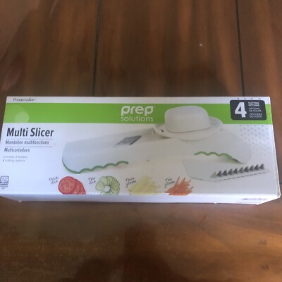 Progressive Prep Solutions Multi Slicer 4 Cutting Options - Thick Thin Julienne