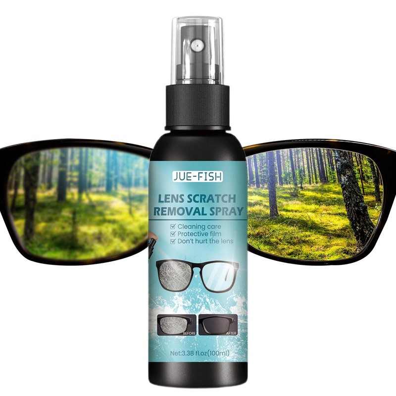 Lens Scratch Removal Spray Eyeglass Windshield Glass Repair Liquids 100ml