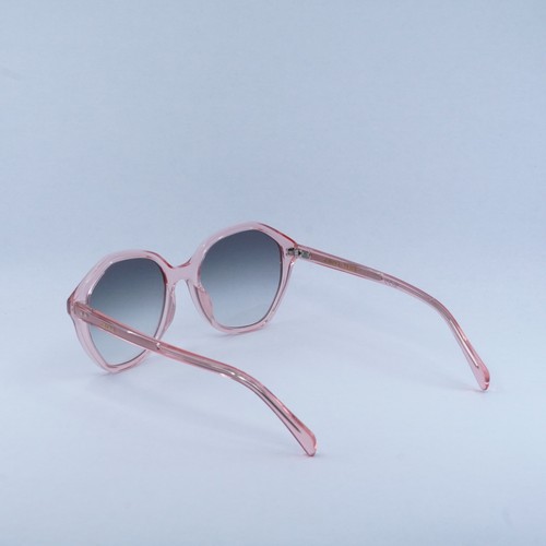 Pre-owned Celine Cl40201u 72b Transparent Pink/grey Gradient 54-19-135 Sunglasses A...