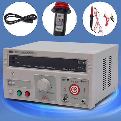 Tester Withstand Hi-Pot Tester 5KV AC 110V Voltage Tester RK2670AM 100VA 0~99s