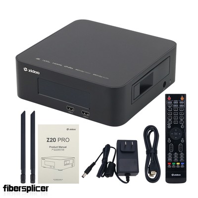 ZIDOO Z20 PRO 4GB+32GB HDR 4K Media Player+V12 Infrared Bluetooth Remote Control