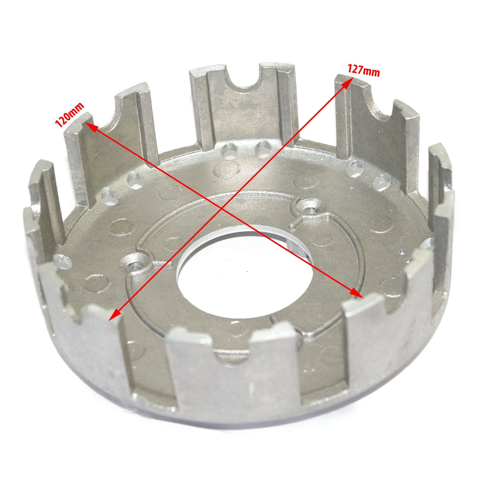 Clutch Housing Clutch Bell 5 Plate With Rubber Kit For Yamaha RX100 135 RXG 