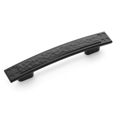 Cosmas Cabinet Hardware Flat Black Modern Handle Pulls #10557FB