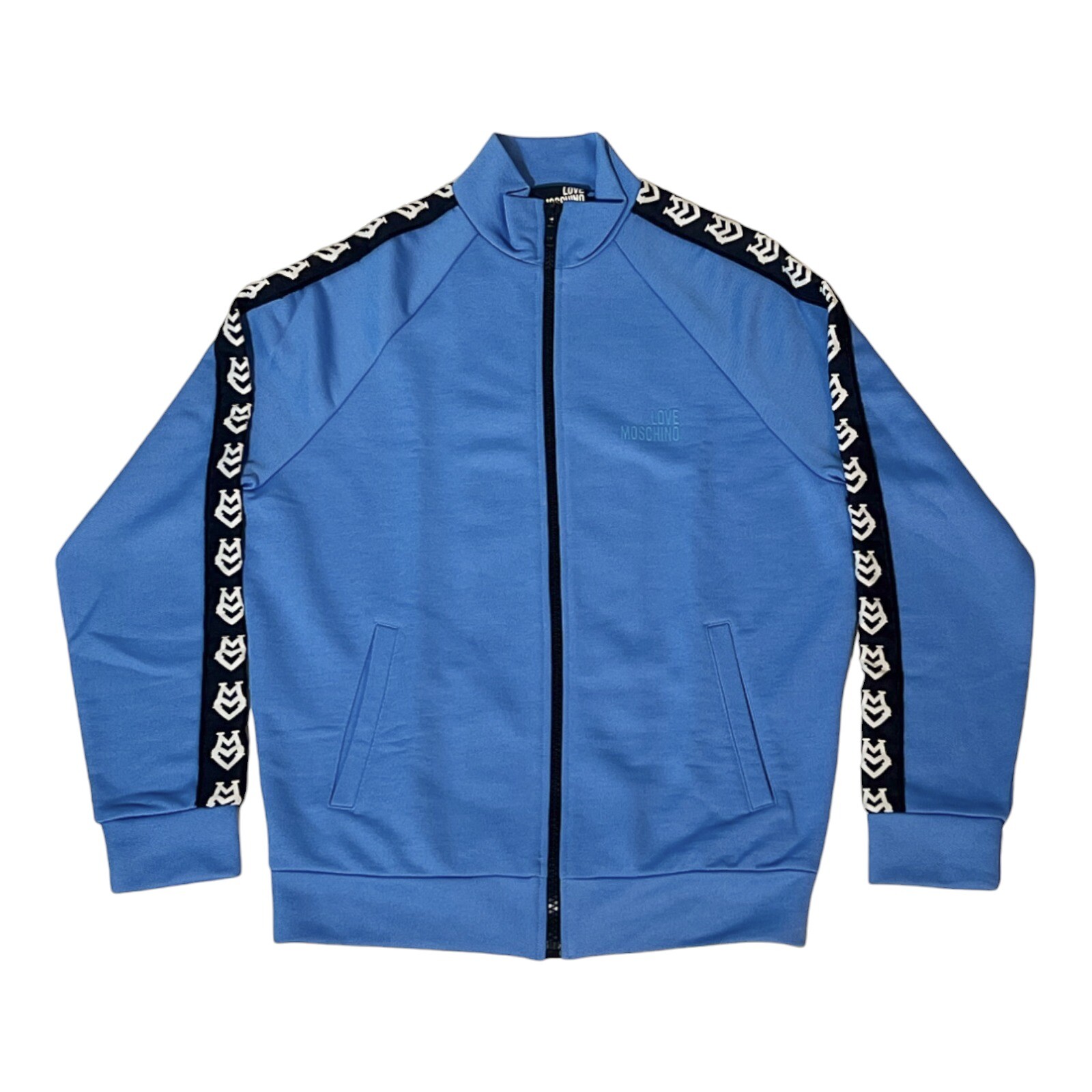 Love Moschino Men's Track Jacket M 3 128 01 Sky Blue - BRAND