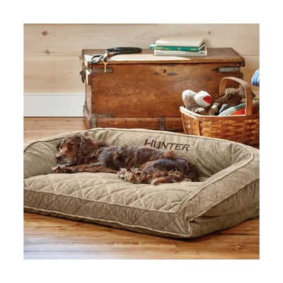 - Plush Rectangular Dog Beds With Three...
