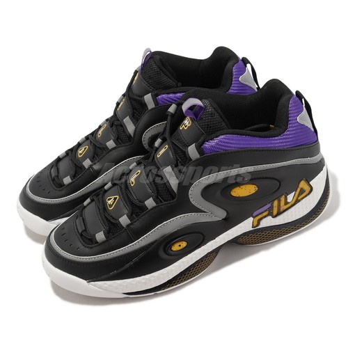 

Мужские баскетбольные кроссовки Fila Grant Hill 3 Black Gold Focus Purple 1BM01290-043, Черный, Grant Hill 3