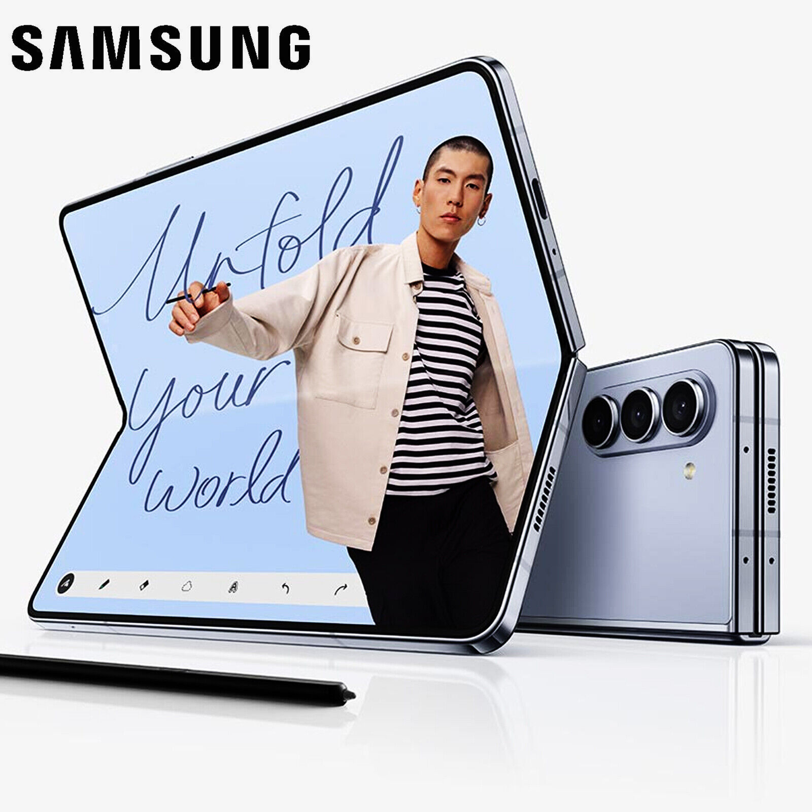 SAMSUNG Galaxy Z Fold 5 5G SM-F946N Unlocked Foldable 256 SAMSUNG Galaxy Z Fold 5 5G SM-F946N Unlocked Foldable 256