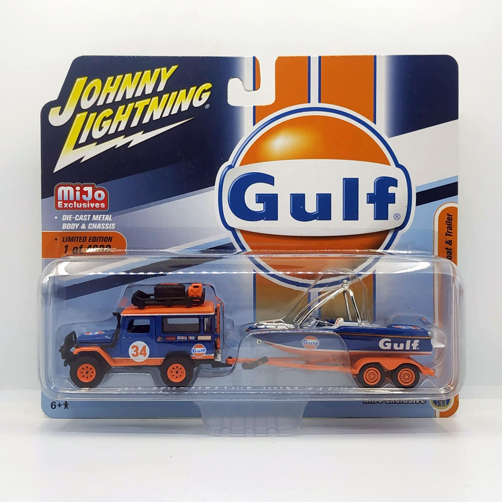 JOHNNY LIGHTNING MIJO 1980 TOYOTA LAND CRUISER FJ40 GULF