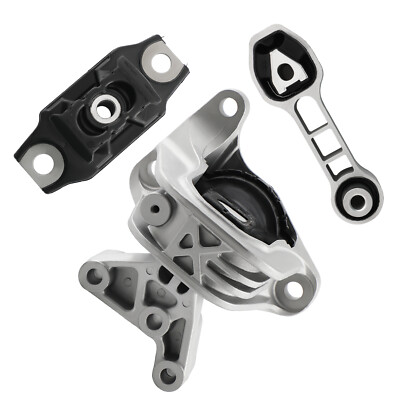 3x Engine Motor & Trans Mount Kit for Fiat 500 L4 1.4L 2012 2013-2018 68073217