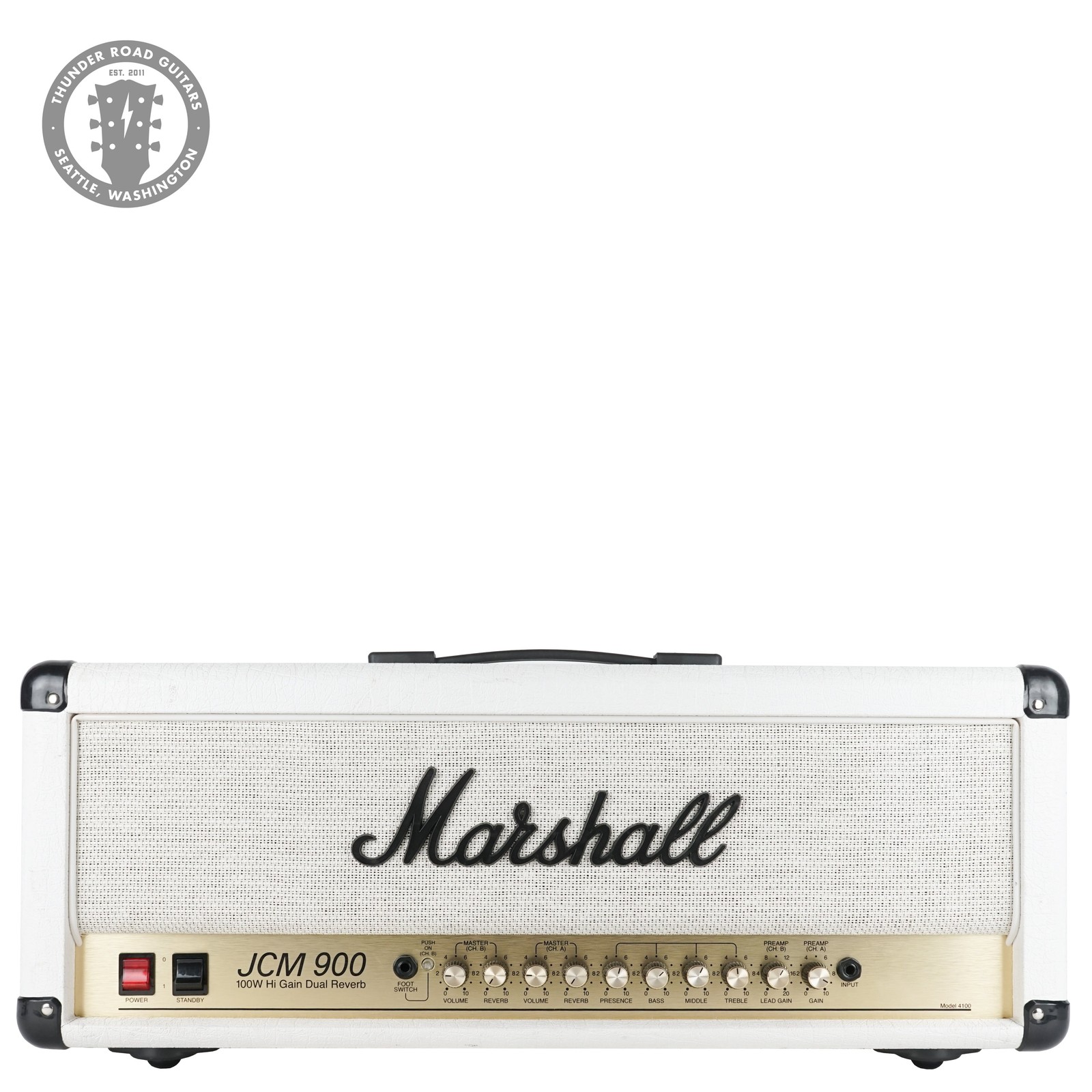 2012 Marshall Limited Edition JCM 900 4100 50th Anniversary White