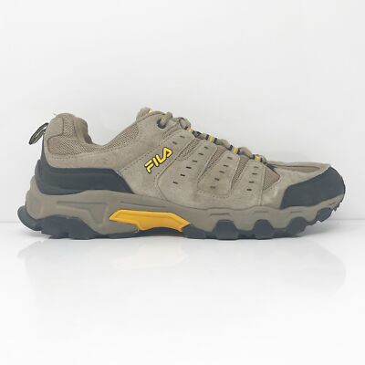 

Fila Mens Travail 1HH25001-246 Коричневая повседневная обувь Кроссовки Размер 10, Коричневый, Travail