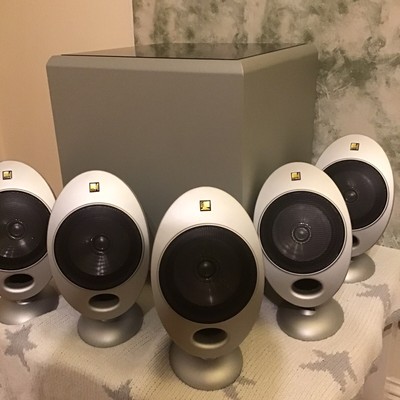 kef egg series 5.1 speakers hts2001