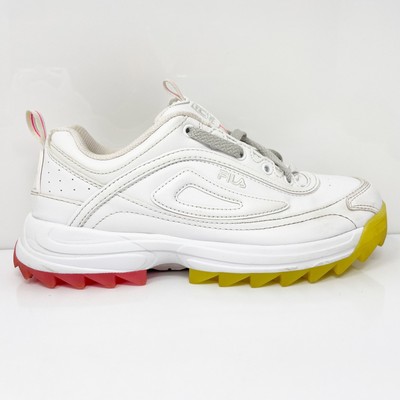 Женские кроссовки Fila Distorter 5XM00977-140 белые повседневные туфли размер 7,5