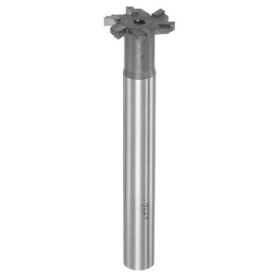 3mm Depth 25mm Cutting Dia 12mm Shank Carbide Tip 6 Flute T-Slot Milling Cutter