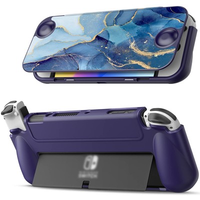 Fintie Flip Case For Nintendo Switch Oled Model - Screen Safe Slim EHBK