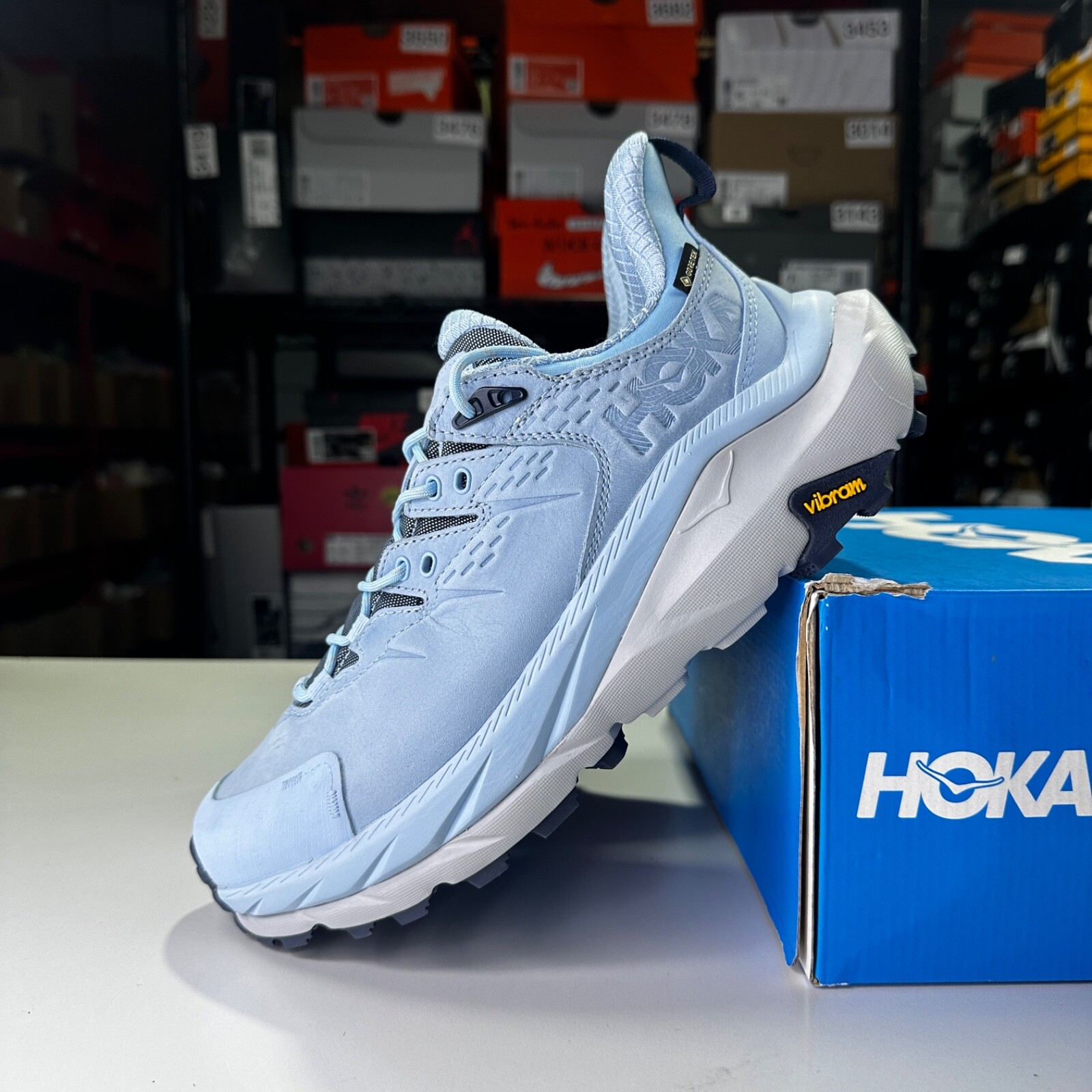 Hoka One One kaha 2 Low GTX Size Women's 11 B Light Blue