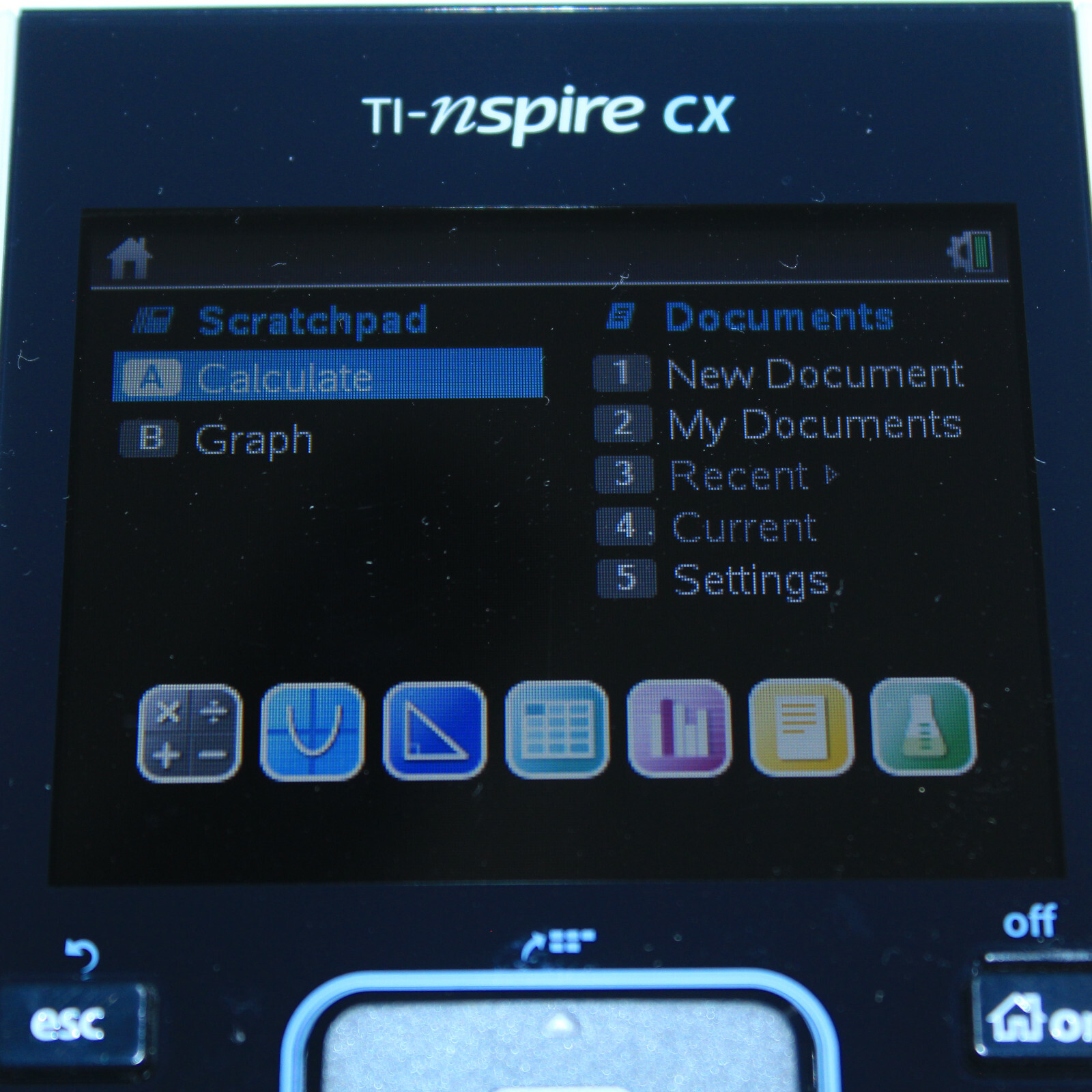 GORGEOUS Texas Instruments TI-Nspire CX CAS Graphing Calculator w COVER / MINT!