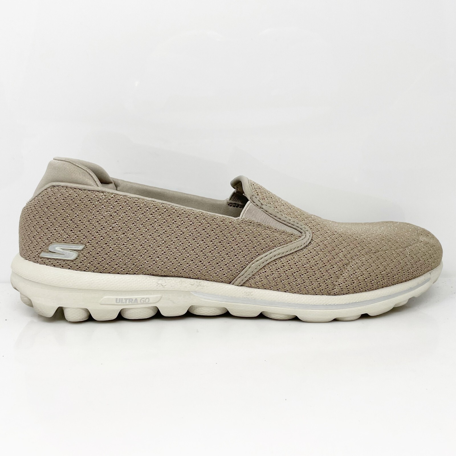 

Skechers Womens Ultra Go 124178 Бежевая повседневная обувь Кроссовки Размер 11, Бежевый, Ultra Go