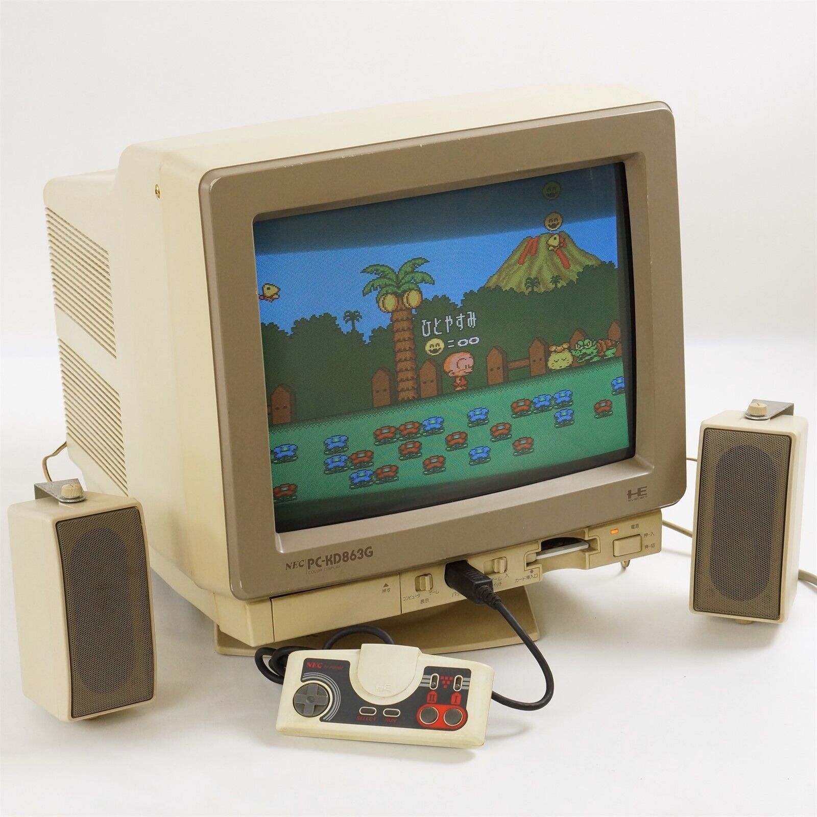 PC-KD863G NEC PC-Engine Console System Color Display Tested PC-KD863G NEC PC-Engine Console System Color Display Tested