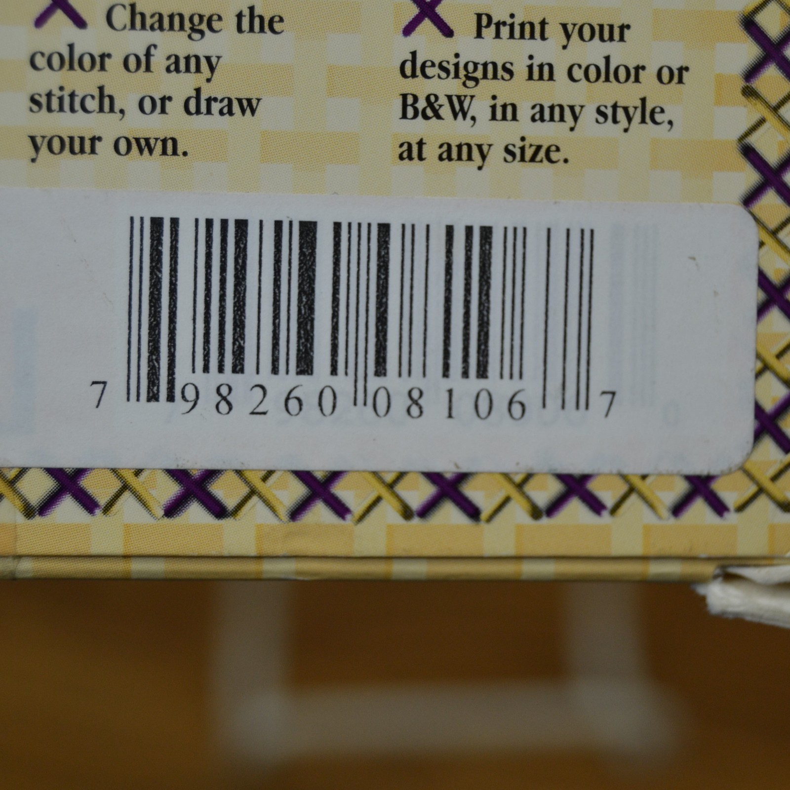 PCStitch CrossStitch Design Studio Pattern Design Software PC Over 500 Patterns