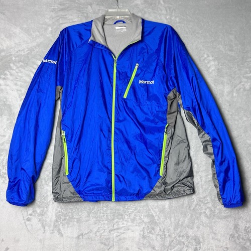 Marmot Stride Jacket Men's XL Blue Full Zip Fleece Lined