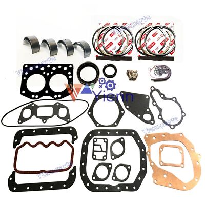2AB1 Overhaul Re-ring Kit For ISUZU Engine Iseki TS2200 TS2205 TS1700 Tractor