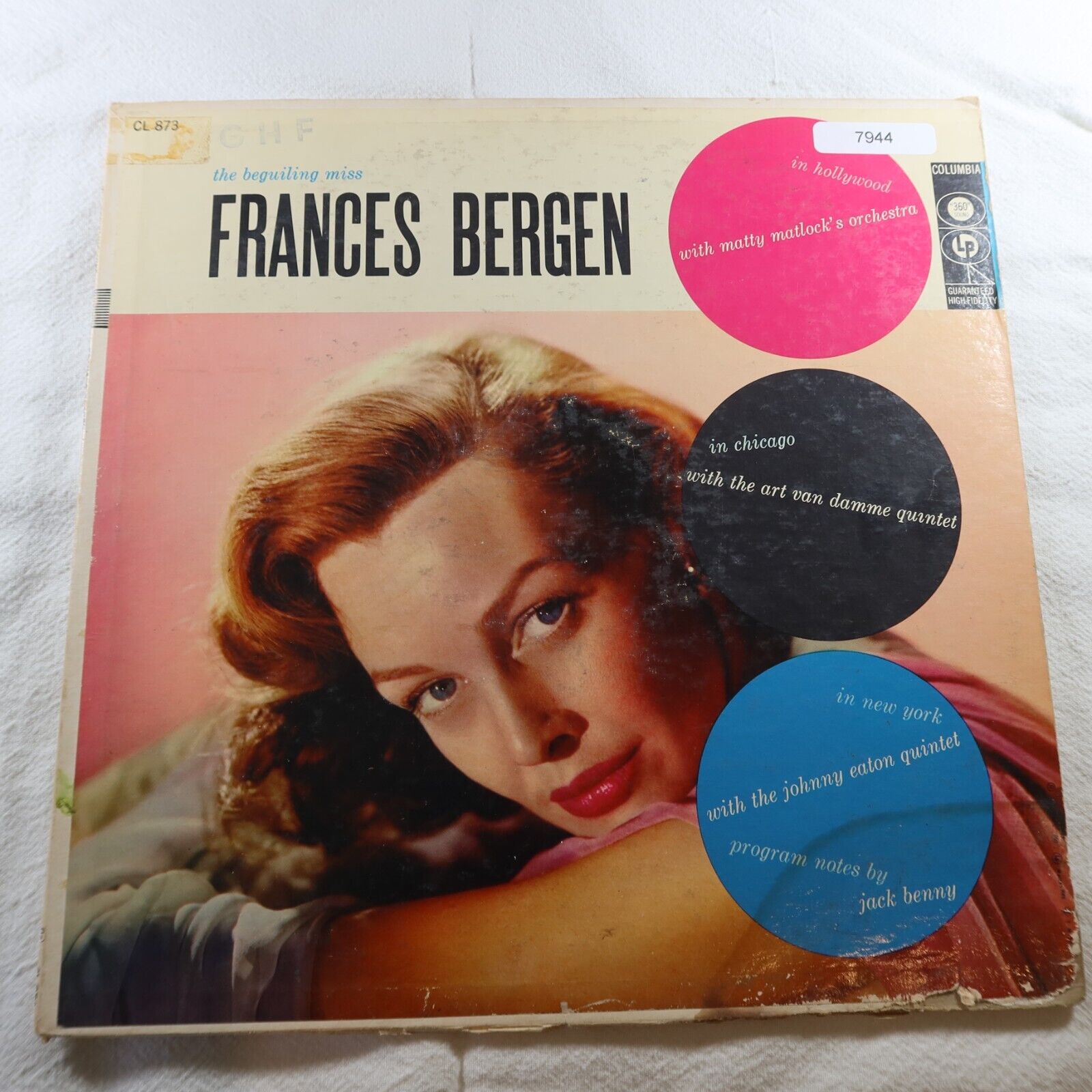 Frances Bergen The Beguling Miss   Record Album Vinyl LP