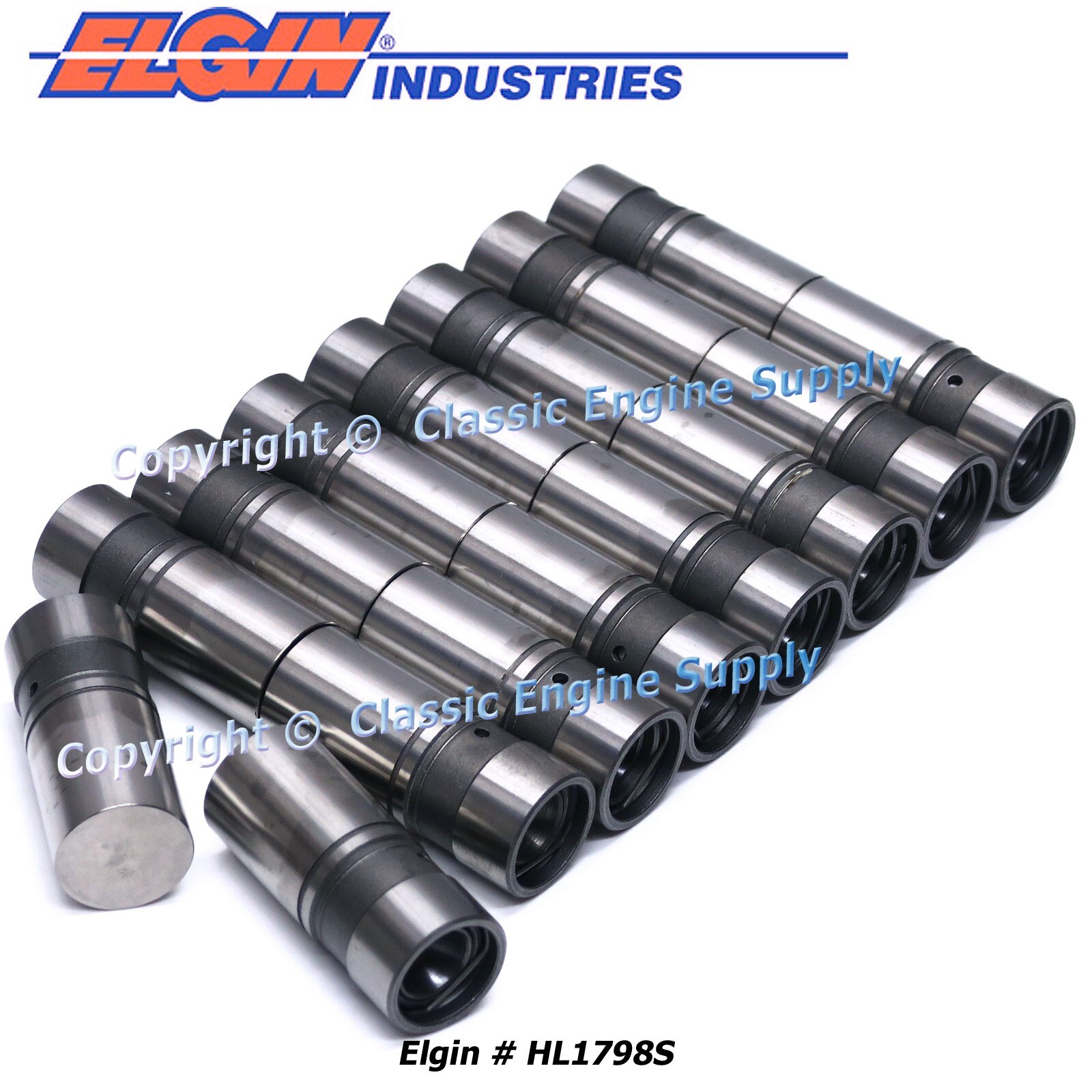 New Set of 16 Hydraulic Valve Lifters Fits 1950-1955