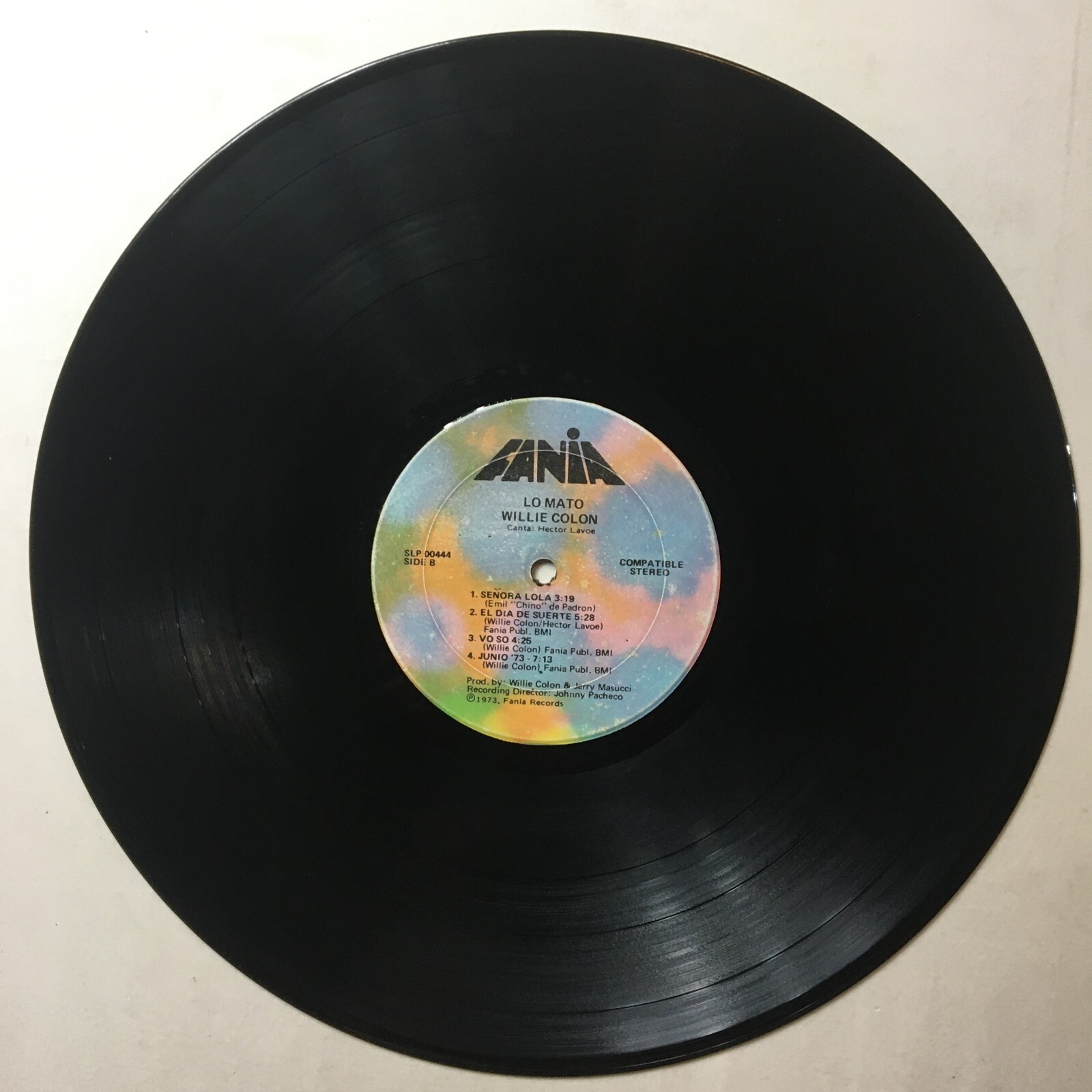 WILLIE COLON Lo Mato Si No Compra Este Fania SLP 00444 strVG