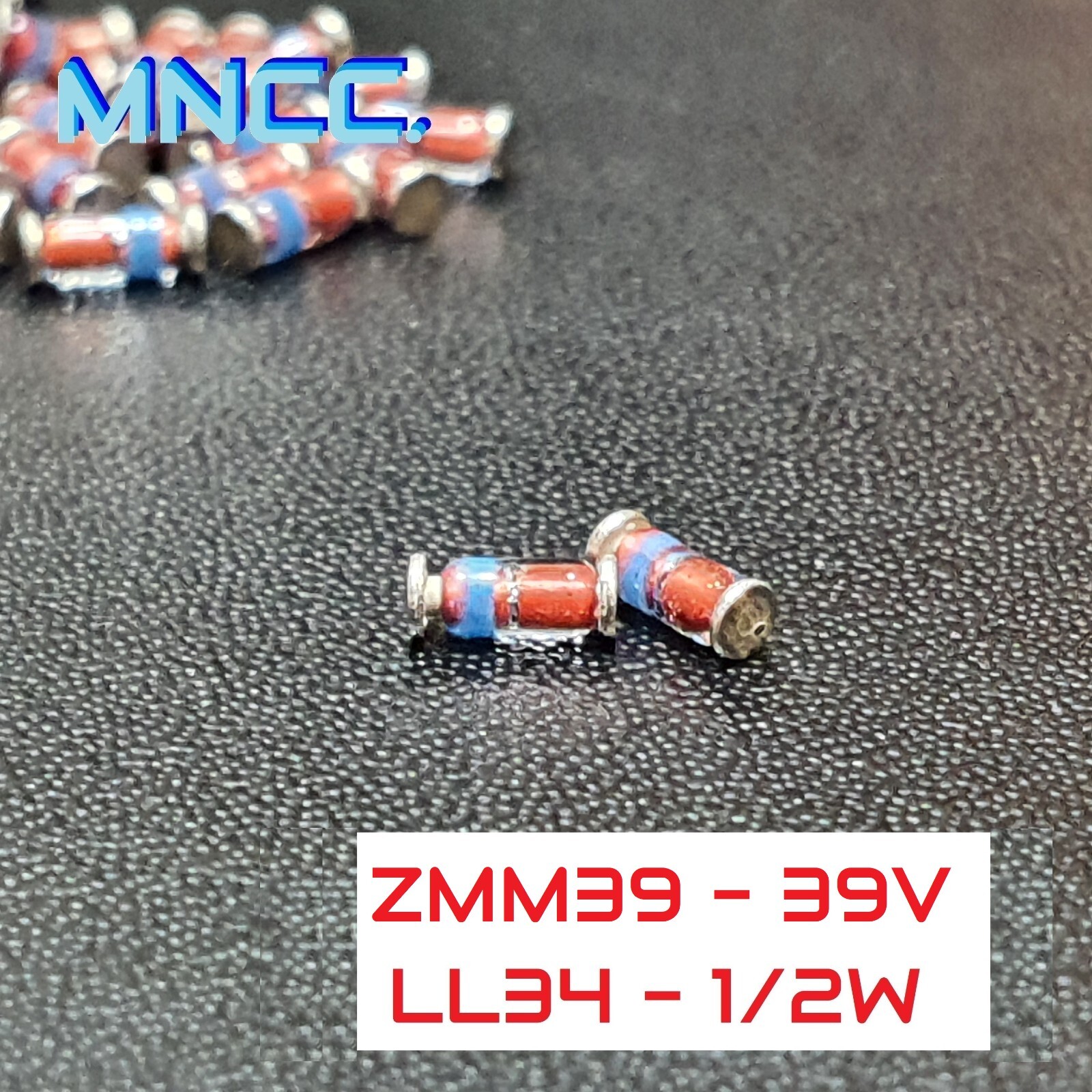 ZMM39 Zener Diodes 39V LL34 ZMM 1/2 Watt 5% Silicon SMD DO-35 1206 MiniMELF