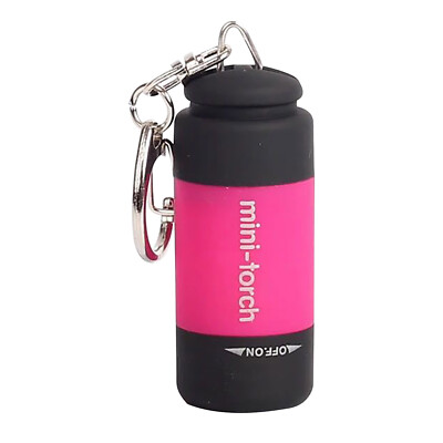 Mini-Torch 0.3W 25Lum USB Rechargeable LED Torch Lamp Flashlight Keychain