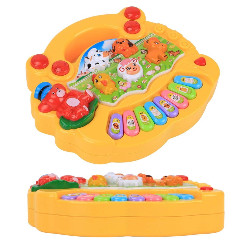 Musical Educational Animal Farm Piano Developmental Music Toys for Baby Kids UK Musical Educational Animal Farm Piano Developmental Music Toys for Baby Kids UK