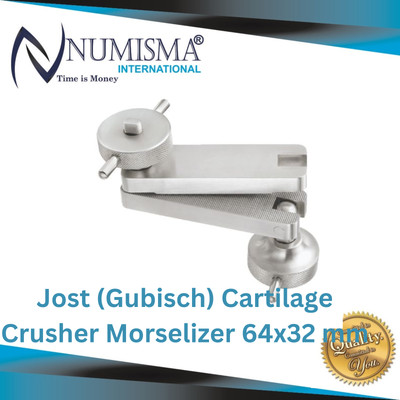Jost Gubisch Cartilage Crusher - 65 x 30mm Rhinoplasty Instruments Stainless CE