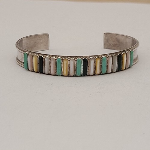 70s Vintage ZUNI Bangle silver925 ズニ族 70s Vintage ZUNI