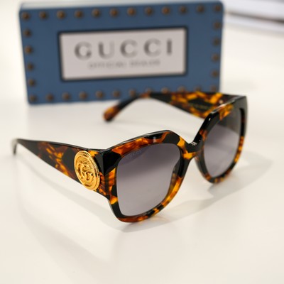 GUCCI GUCCI GG1407S-002 HAVANA SUNGLASSES