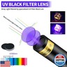 UV Flashlight Rechargeable 365nm and 395nm Black Light for Pet Urine Detection, USB Portable Blacklight Mini Powerful Woods Lamp LED ultra violet Flashlights uv for Resin Curing, Leak Detection, Travel