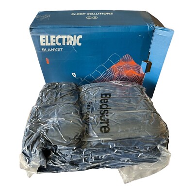 Bedsure Heated Blanket Throw Electric - 72x84in Navy Blue