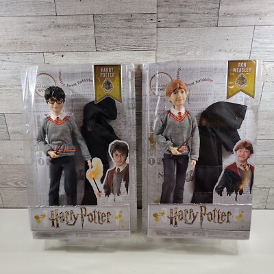 Harry Potter  Ron Weasley Doll Lot Hogwarts Wizarding World Mattel New Loose Box