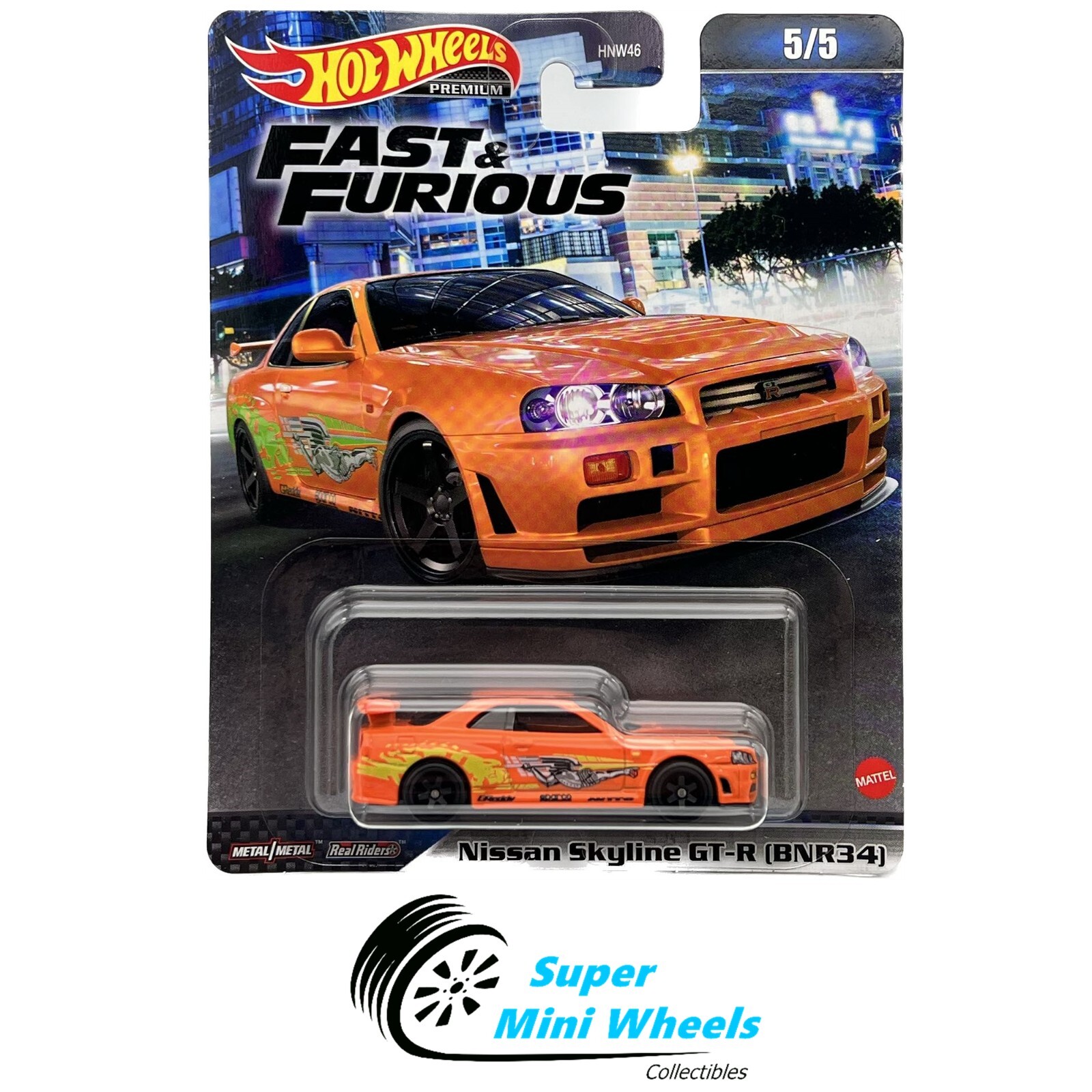 Hot Wheels 2023 Fast and Furious - Nissan Skyline GT-R BNR34 Hot Wheels 2023 Fast and Furious - Nissan Skyline GT-R BNR34