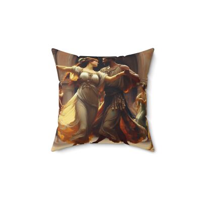 Spun Polyester Square Pillow, Whispers of the Past
