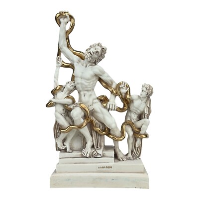 Laokön & Söhne Schlangen Vatikanisches Museum Griechisch Römisch Marmorguss G...