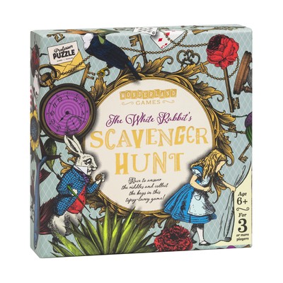 New - Professor Puzzle Wonderland Games - The White Rabbit's Scavenger Hunt